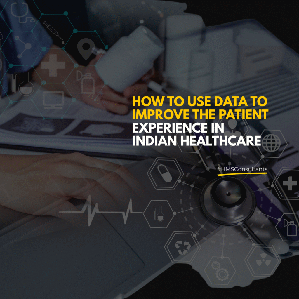 Visual showing data analytics and healthcare tools, representing patient experience improvement in Indian hospitals.