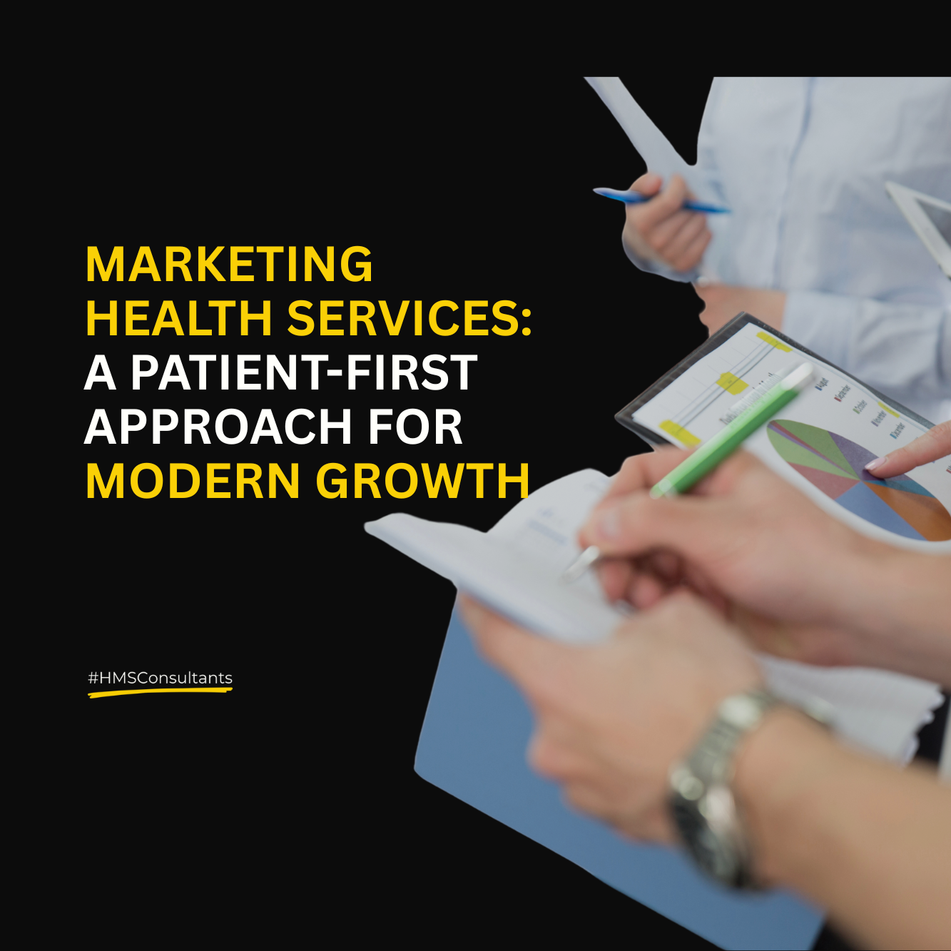 Visual banner showing patient-first healthcare marketing strategies for hospitals in India.