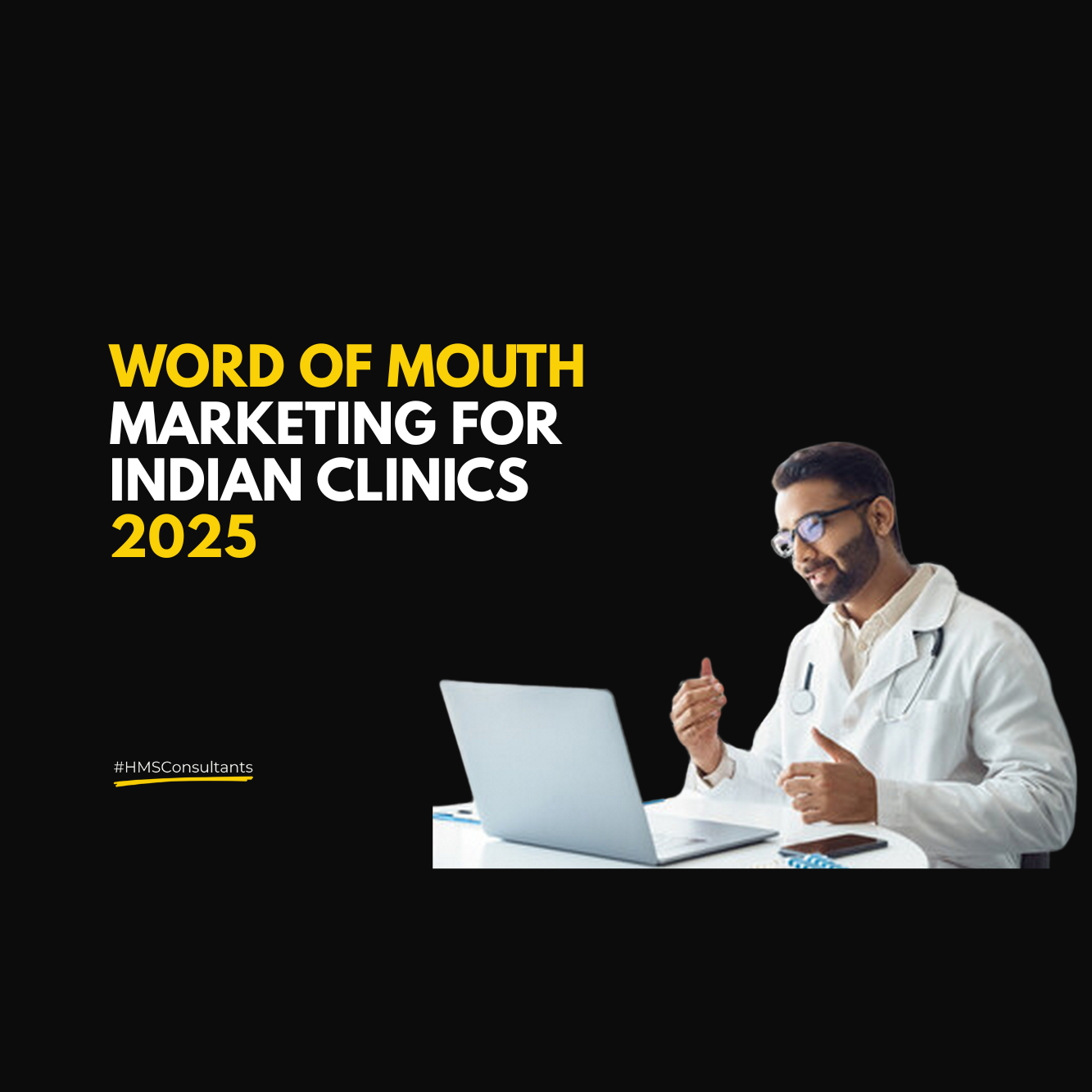 Doctor speaking with confidence, representing ethical word-of-mouth marketing in Indian healthcare 2025