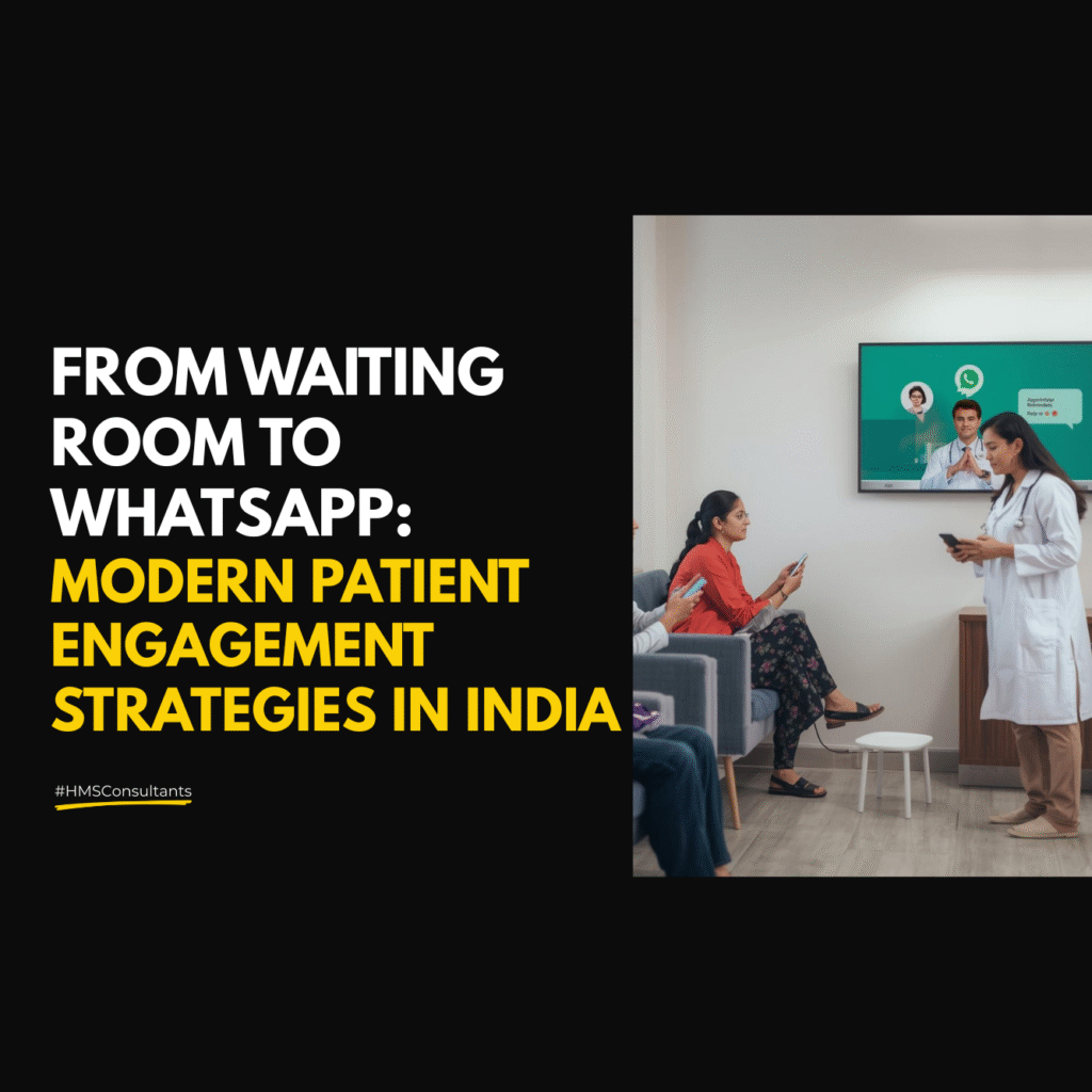 Patient using WhatsApp to communicate with a hospital