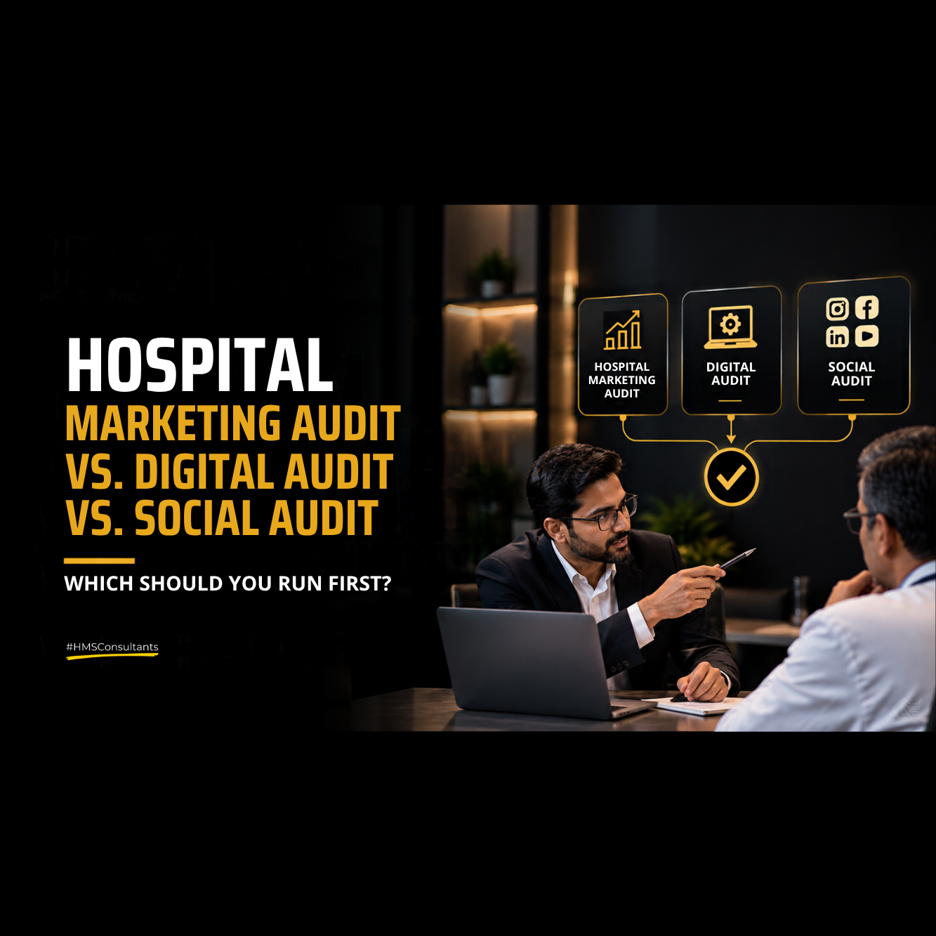 Hospital marketing audit vs digital and social media audit