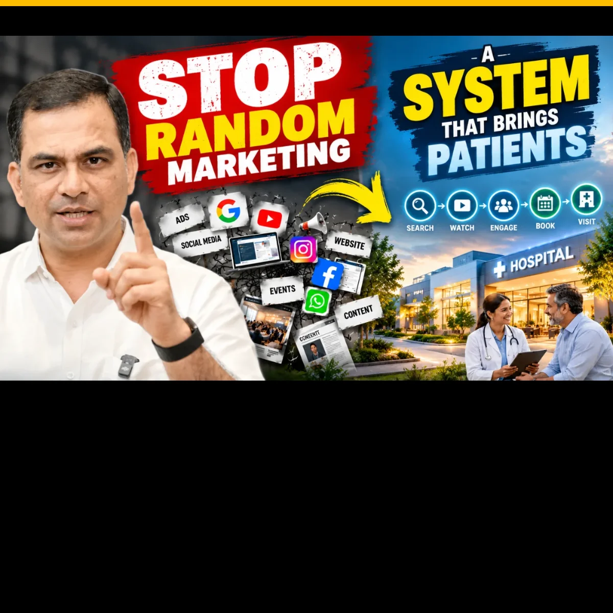 Integrated healthcare marketing strategy: stop random marketing, build a system that connects search, video and patient enquiries