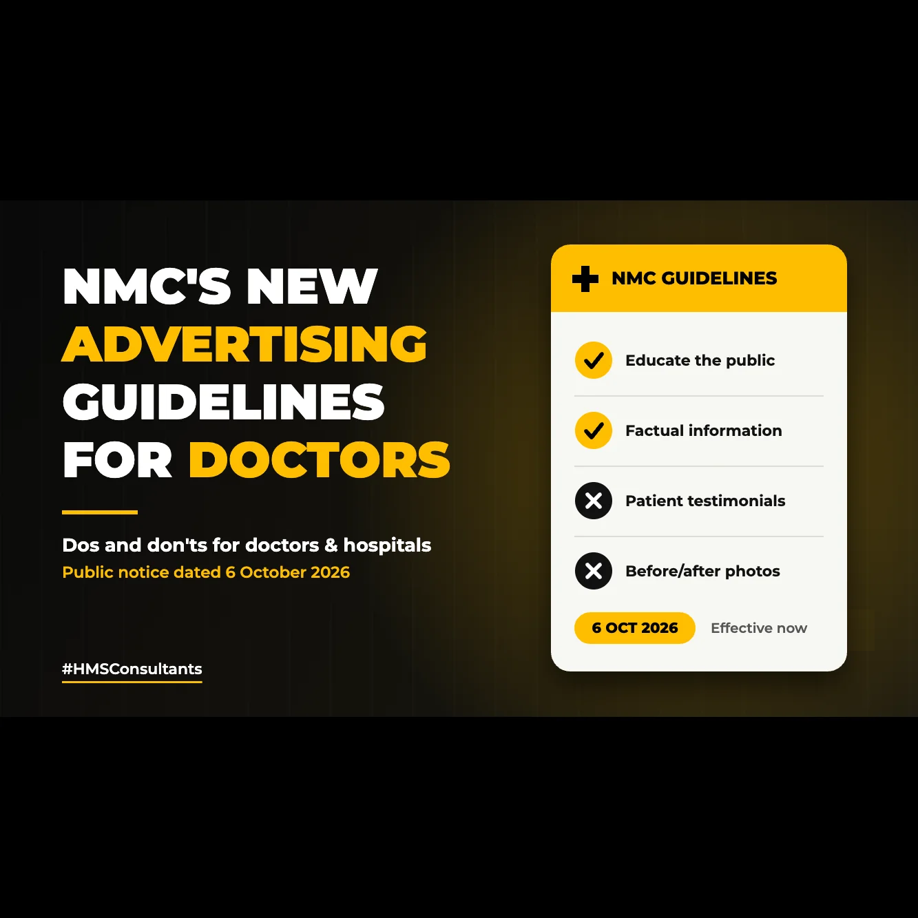 NMC advertising guidelines 2026 for doctors and hospitals: what you can and cannot advertise